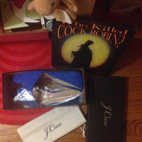 Jcrew Sloan blue suede shoes - Picture 2 of 2