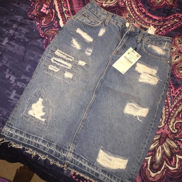 Zara Denim Skirt