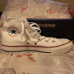 White High-Top Converse