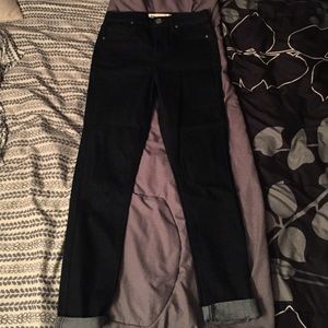 High rise skinny jeans