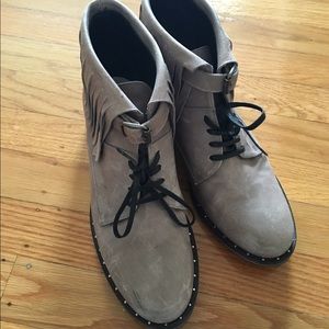 Freda Salvador fringe bootie size 6