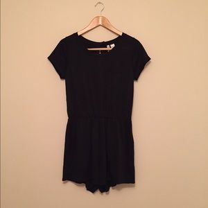 Black Casual Romper