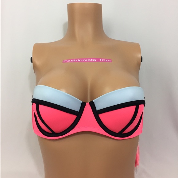 🆕😍 Victoria's Secret colorblock swim bikini set - Picture 3 of 8