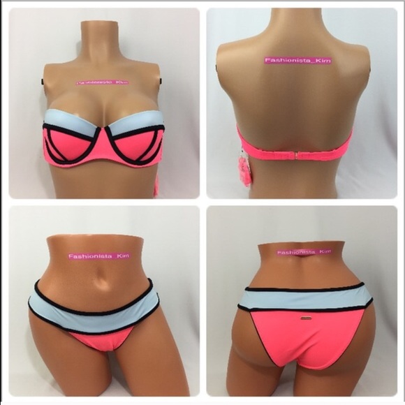🆕😍 Victoria's Secret colorblock swim bikini set - Picture 5 of 8