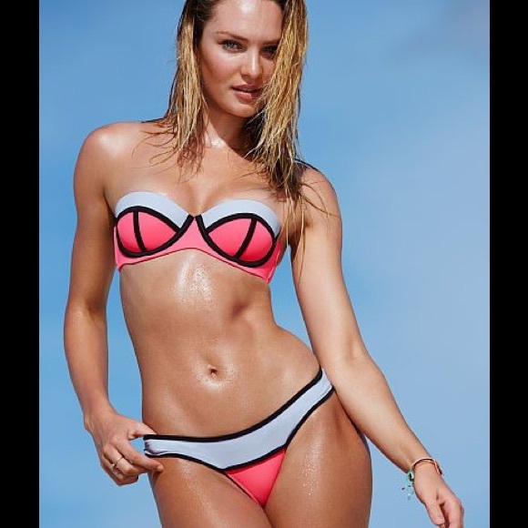 🆕😍 Victoria's Secret colorblock swim bikini set - Picture 2 of 8