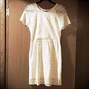 Free People white lace dress!