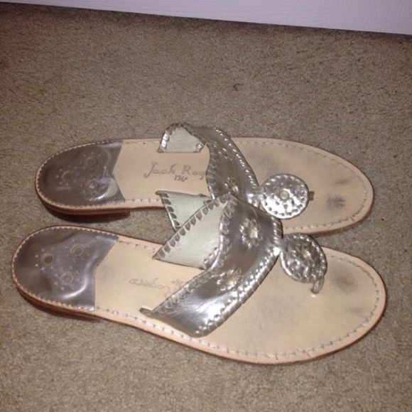 Gold Metallic Jack Rogers