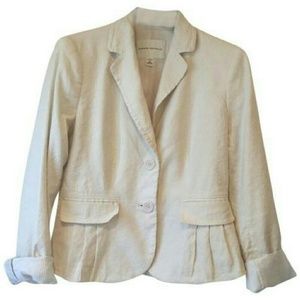 Banana Republic Cream Blazer