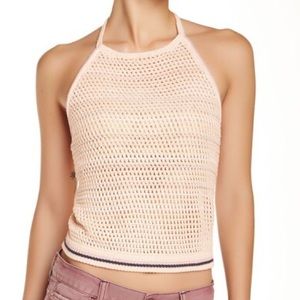 NWT Free People Tipping Knit Top