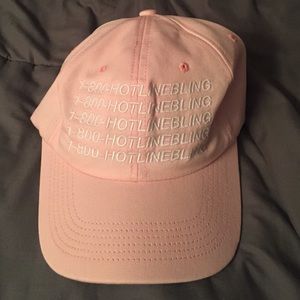1-800-hotline bling pink hat