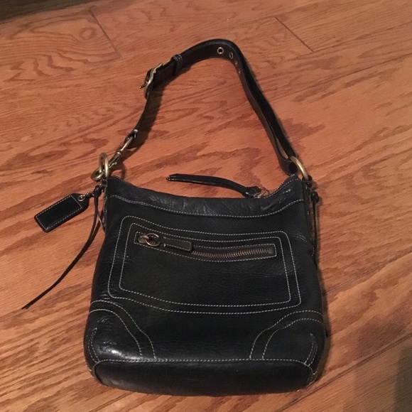 Coach Black Leather Purse