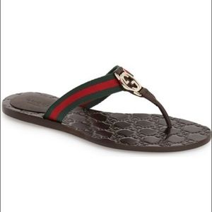 'GG' Logo Sandal
