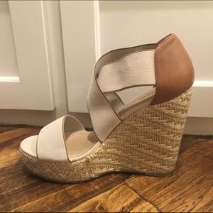 Nude & Camel Espadrille Wedge CANDIES