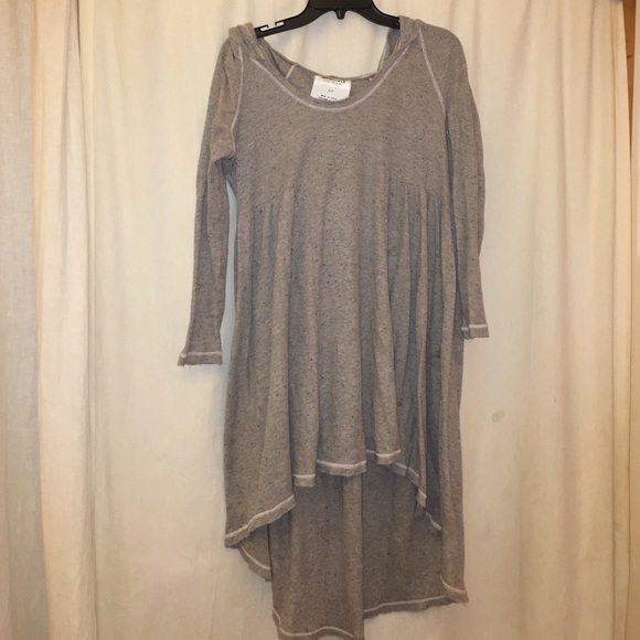 Gray hoodie dress