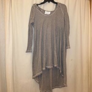 Gray hoodie dress