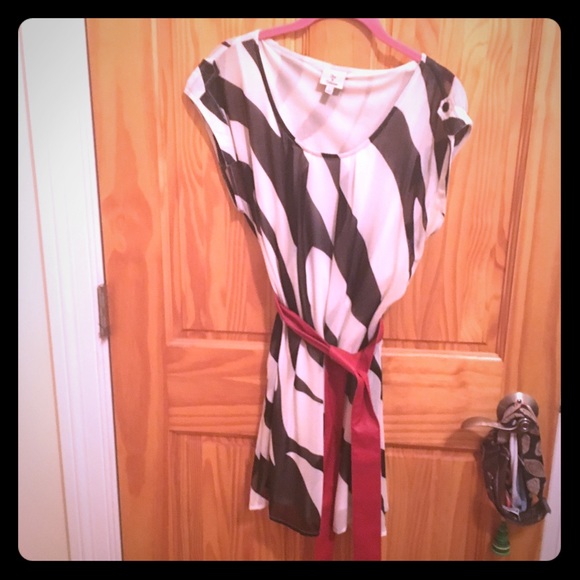 Zebra print Forever 21 summer dress