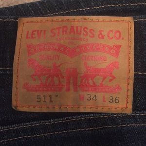 Levi's 511 indigo (34 X 36)