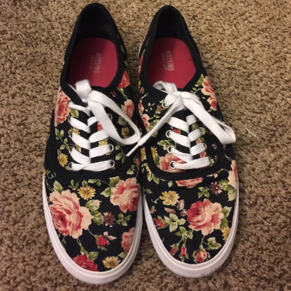 Mossimo keds style floral shoes