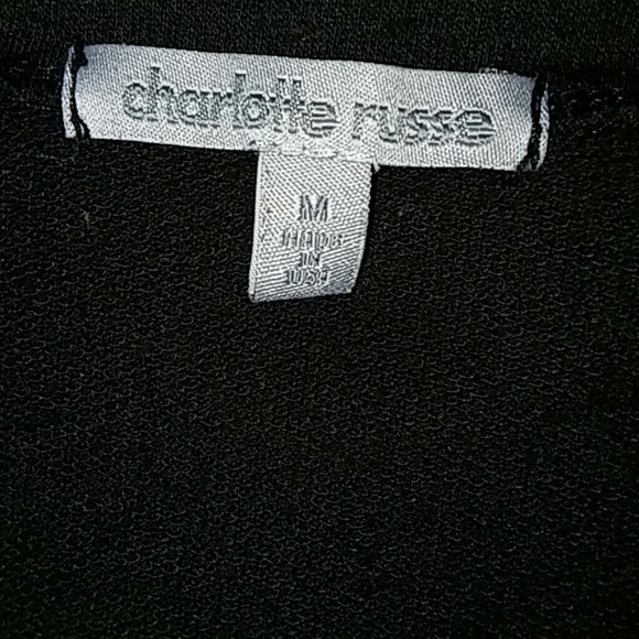 Sz med plaid sweatshirt by Charlotte Russe - Picture 3 of 4