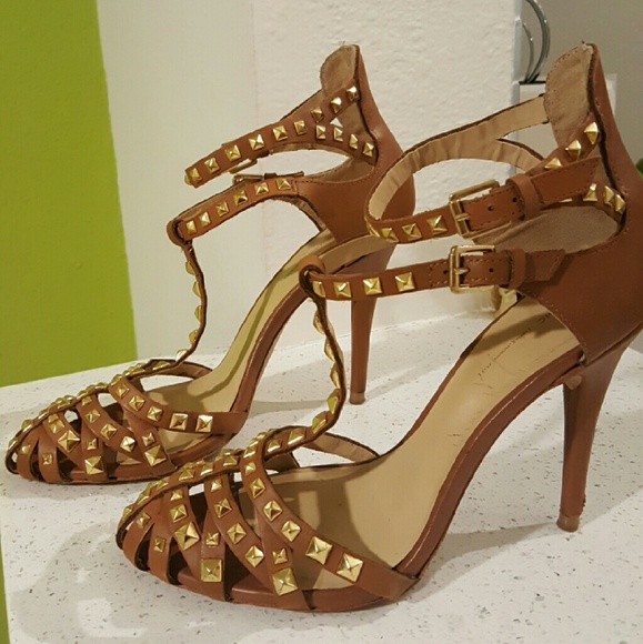 zara studded heels