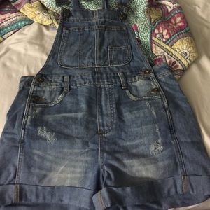 Free people overall shorts
