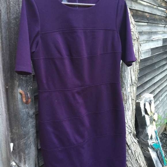 Purple Spence dress perfect for the office.