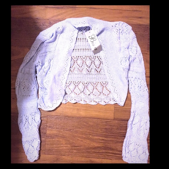 Bina Sweaters - 💙BABY BLUE SHRUG💙