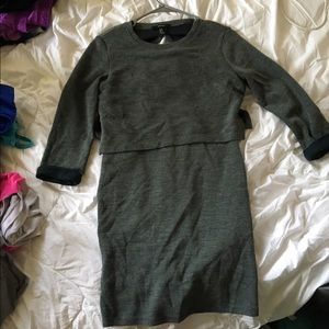 green forever 21 dress with back opening