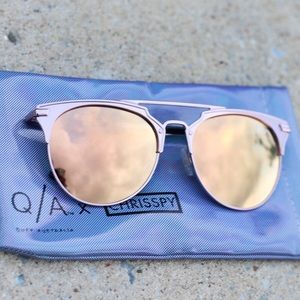 Quay X Chrisspy Gemini Rose Sunglasses