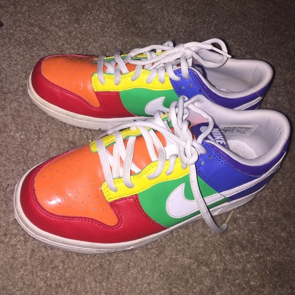 Rainbow Nike Dunks Lows