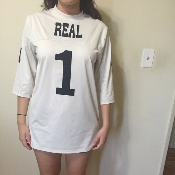 Soft white colored jersey
