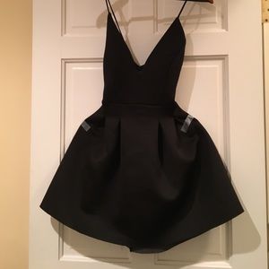 Black cocktail dress