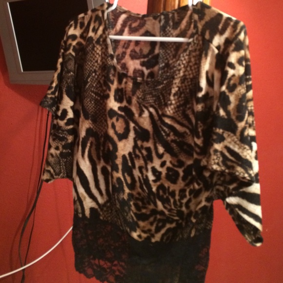 Leopard blouse - Picture 2 of 2