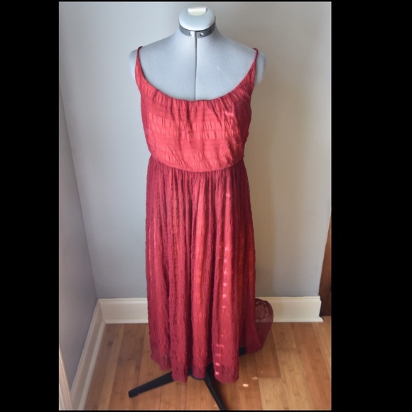 Fall Fossil red dress