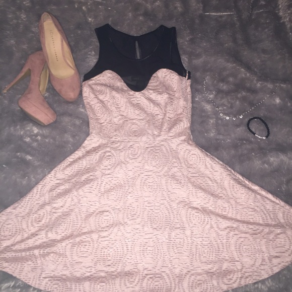 Baby pink dress