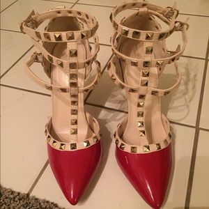 Knockoff Valentino rockstud pumps