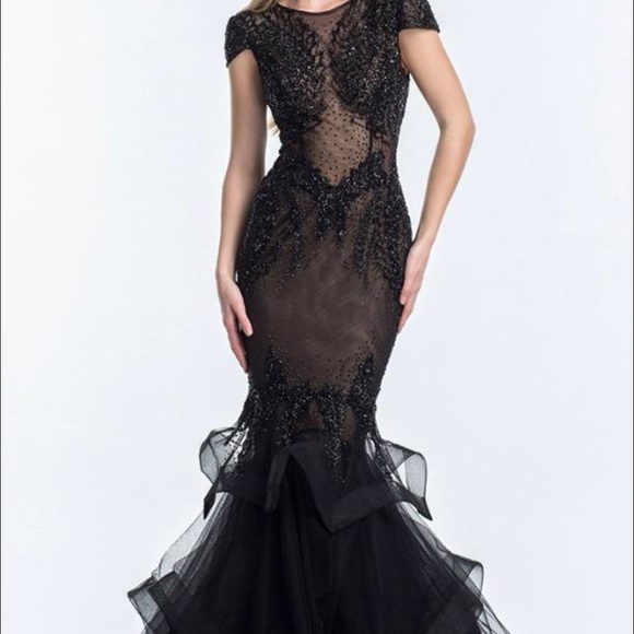 *******SOLD********* Terani Couture Evening Gown - Picture 3 of 4