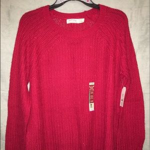 Red sweater