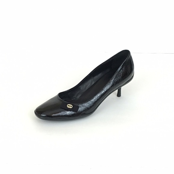 GUCCI Black Crystal Pumps