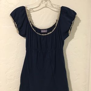 Navy Blue Top