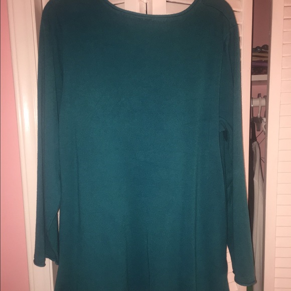 Long sleeve blue blouse - Picture 2 of 2