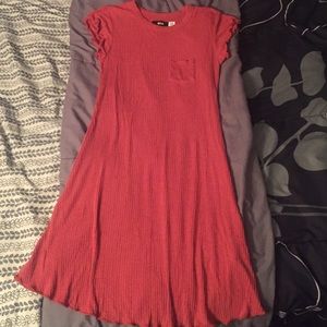 Coral Swing Dress