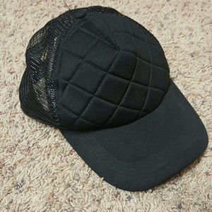 Quilted trucker hat