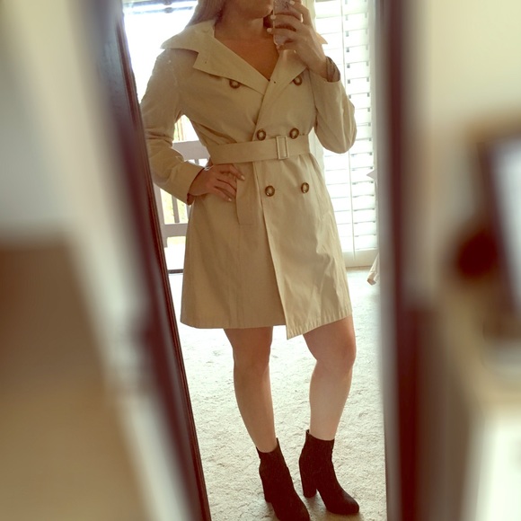 Michael Kors double breasted trench coat