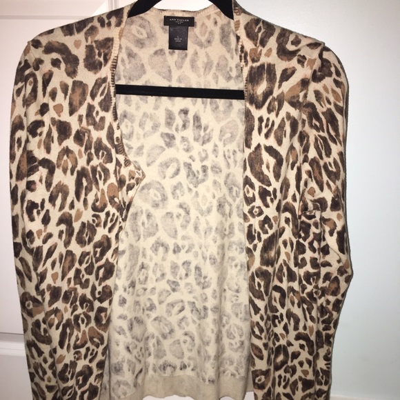 Banana Republic leopard print cardigan