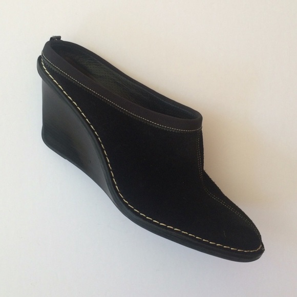 Cole Haan Shoes - ❌❌❌❌New! Cole Haan Suede Wedge Mules