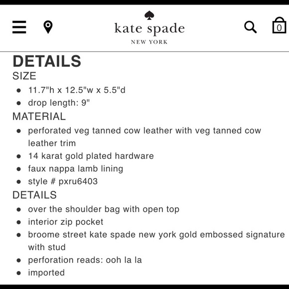 Kate Spade: Adams Avenue Hallie Tote - Picture 3 of 4