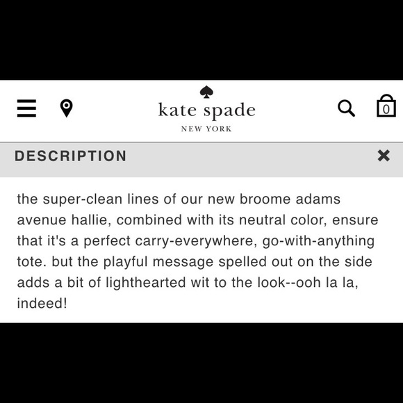 Kate Spade: Adams Avenue Hallie Tote - Picture 2 of 4