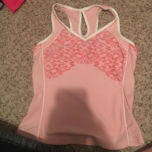 Pink Nike fit dry tank