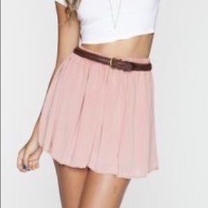 Brandy Melville Blush A-line Skirt